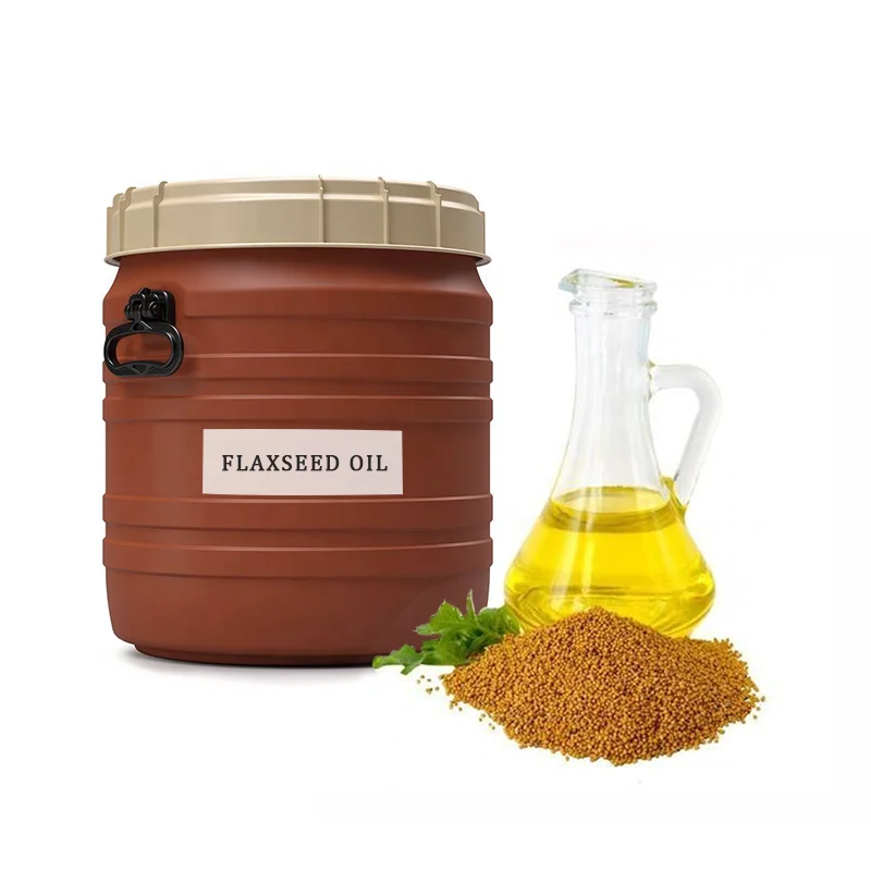 Hot Selling 100% Pure Linseed Oil With Factory Price Organic for Promote the Metabolism in Cold Pressed
