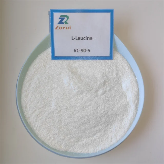 White Crystalline Powder CAS 61-90-5 L-Leucine Powder For Nutrition Supplement Flavoring Flavoring Agent