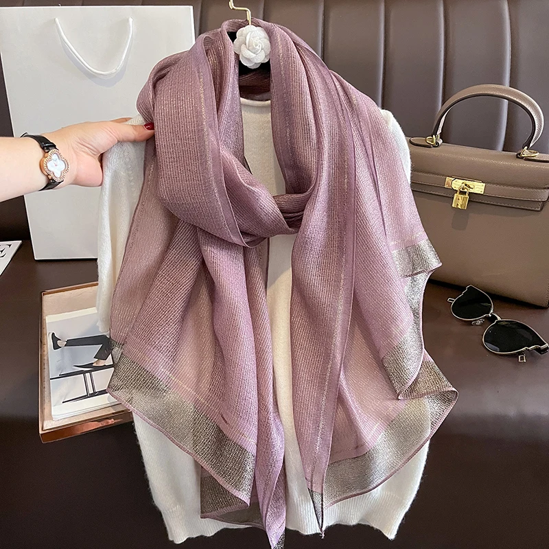 Modest Comfortable Felling autumn Silk cut scarf Trend Stewardess 80*190cm perfect women