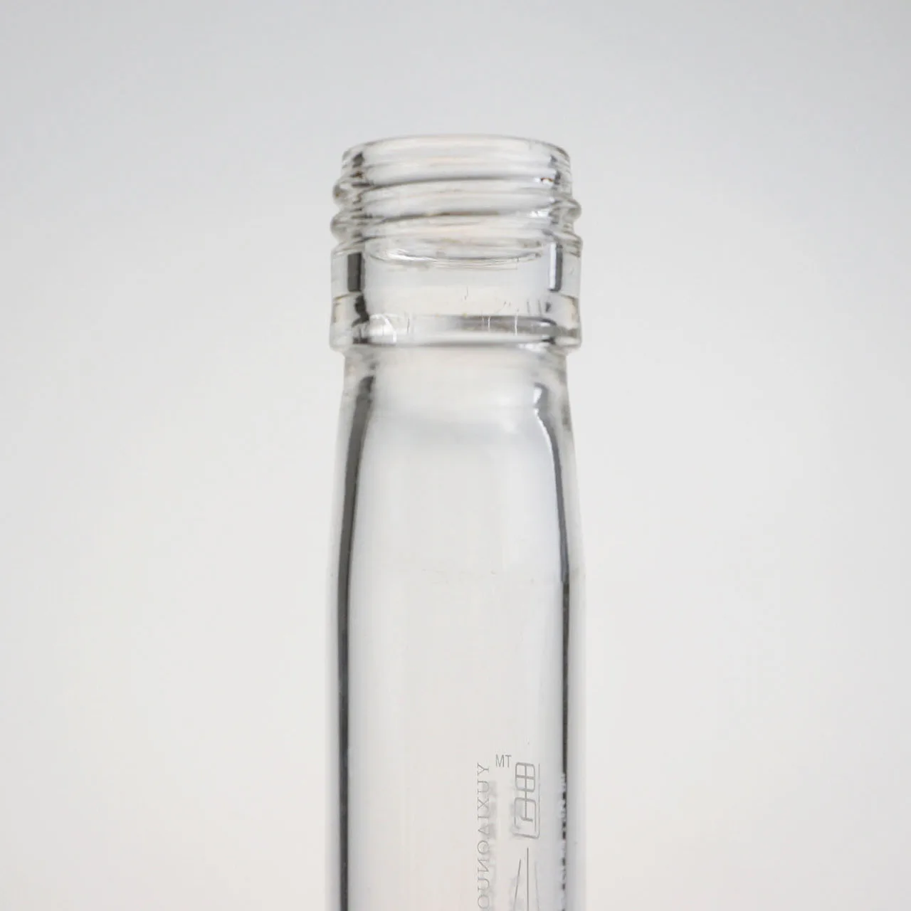 Mini 10ml 30ml 50ml 60ml 100ml tube beverage wine glass bottle with colorful aluminum screw caps vials