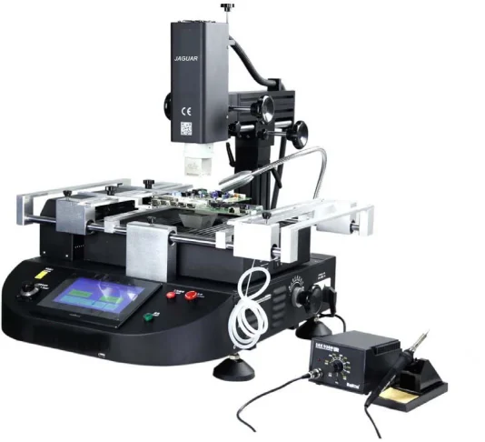 Jaguar SMT PCB 3 Heating Zones BGA Rework Station A3 Used for SMT LED Production