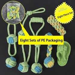 Pet Dog Chew Cotton Blend Rope Tug Playing Chew Toy Durable Big Dog Cotton Rope Toys large dog toy