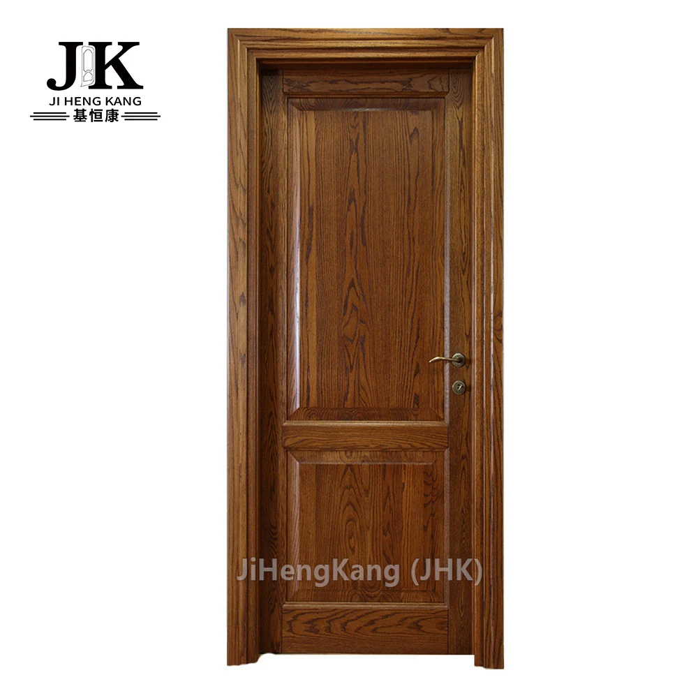 JHK-017 МДФ HDF двери коммерческие домашние двери шпон ламинированные деревянные двери