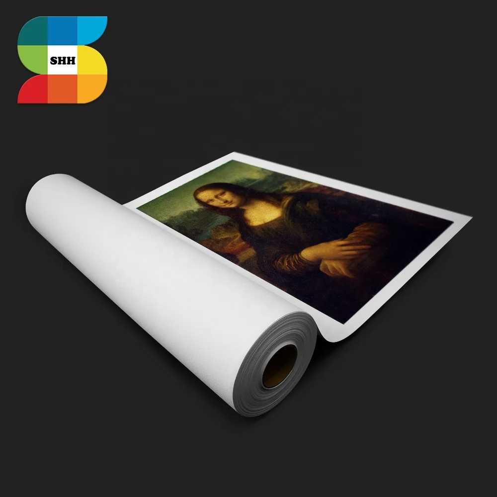
Glossy Digital Printing Canvas Paper Roll 