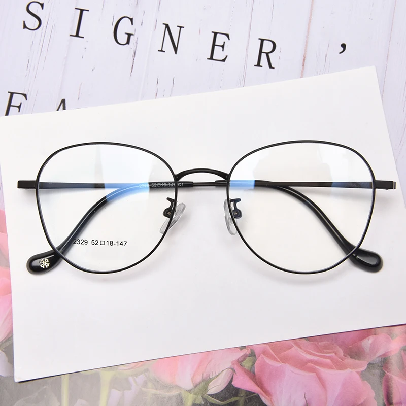 Cheap Price Unisex Alloy Round Eyewear Optical Glasses Frame