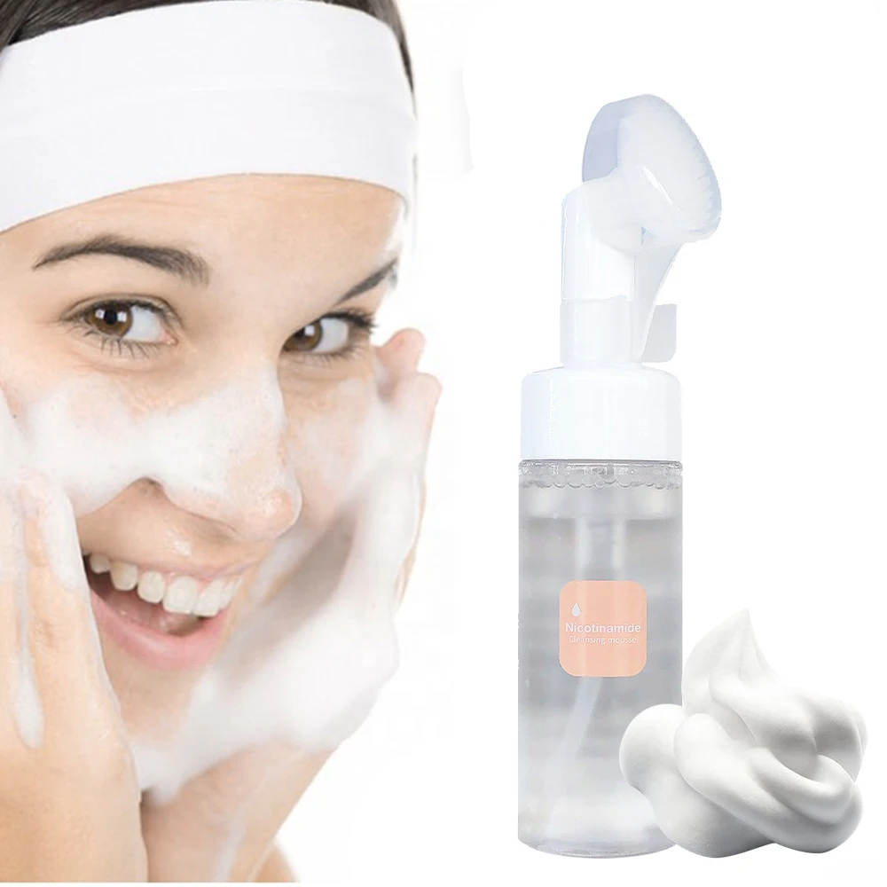 
Private Label Korean Natural Amino Acid Gentle organic Face cleaning Foaming Mousse Facial Cleanser for Wash 