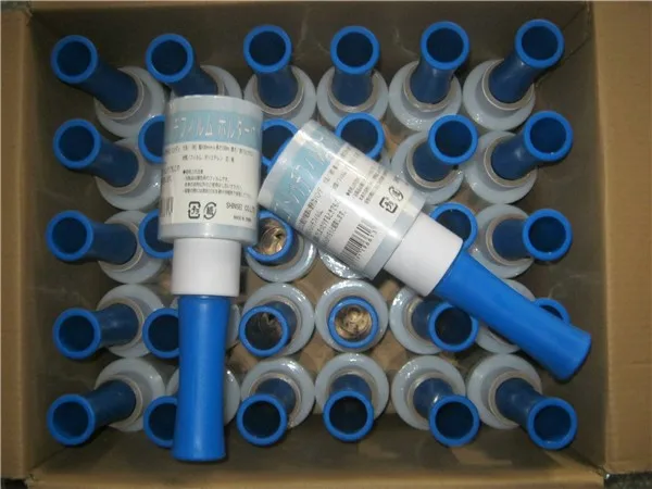 Clear PE Mini Stretch Film For Packaging Pallet Lldpe Plastic wrapping hand stretch wrap film with handle