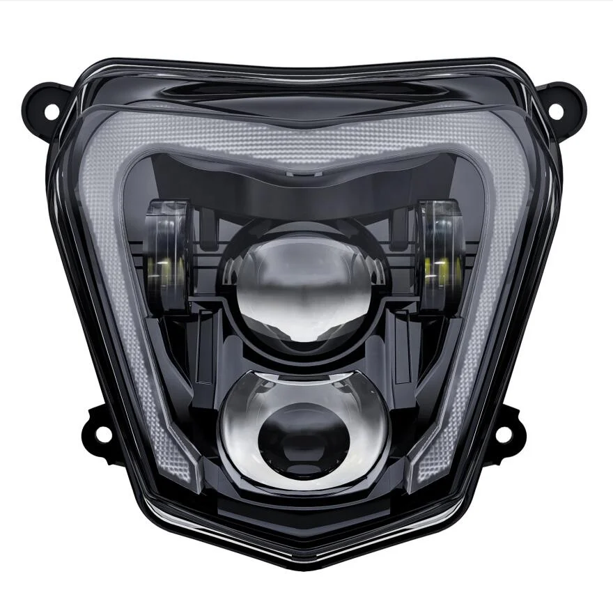 For 2012-2019 KTM Duke 690 Headlight for 2013-2017 KTM Duke 690R Accessories Supermoto Bike Motorsport Lights