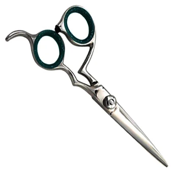 ASAP Ultra-light Curved Pet Grooming Scissors Symmetric Handle Convex Blade Fixed Finger Rest Dog Hair Scissors 6.25 Inch