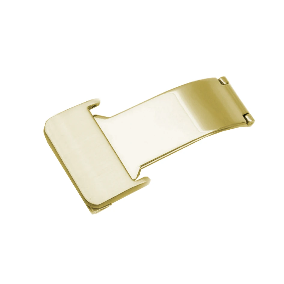 Solid Stainless Steel 304 Watch Safety Buckle Folding Buckle Turtle Back Buckle Watch Parts Wholesale