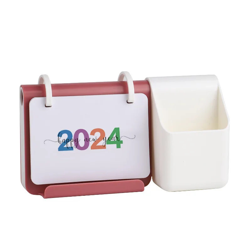 Box Calendar Storage Box Block Calendar for Desk Office Notepad Office Storage Cabinet Table Calendar Note Daily Schedule