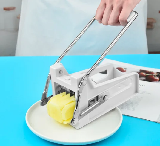 ABS Manual Potato Cutter French Fries Fry Slicer Small Potato Chips Maker Meat Chopper Dicer Cutting Machine Tools