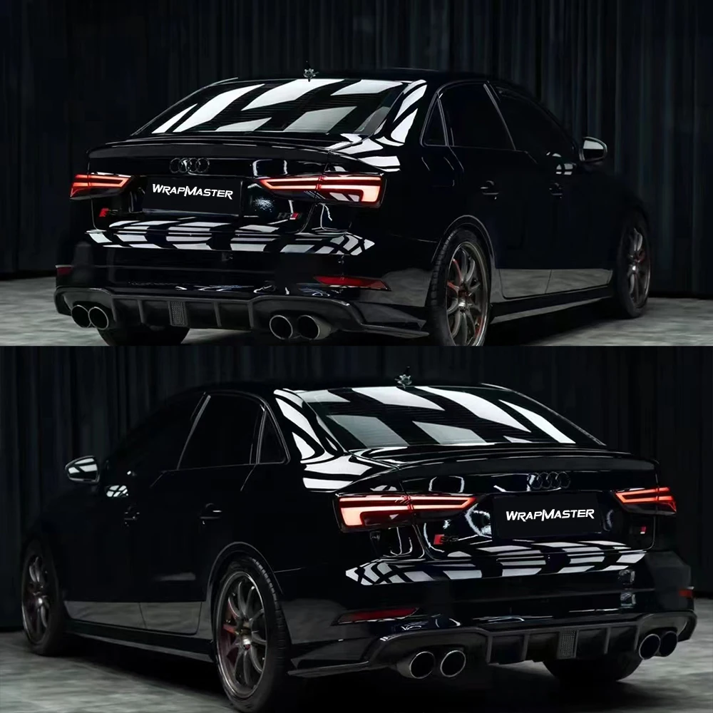 WRAPMASTER 1.52*15m TPU Glossy Black Paint Protection Film with Anti-scratch and self-repair function