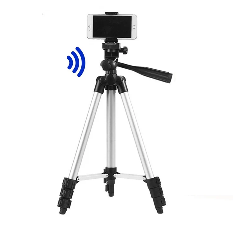 
Lightweight aluminum alloy Video tripod 3110 for smart phones and dslr camera with wireless remote control 