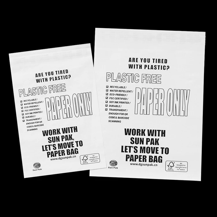 Glassine Paper Bag Oil-Proof Glassine Waxed Bag Disposable Self-Adhesive Paper Packaging Bag