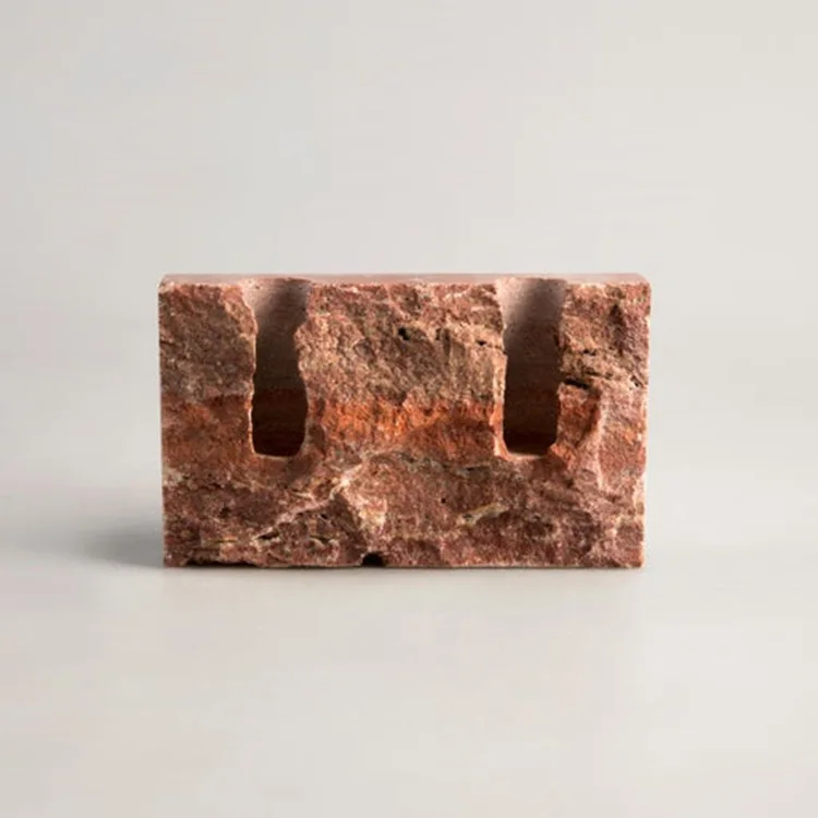 Nordic Home Decoration Accessories Modern Luxury Incense Burner Marble Stone Candle Holders