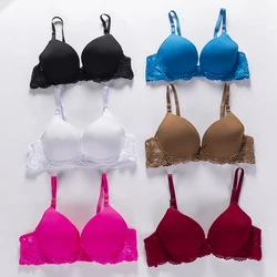 Женское нижнее белье, стильный новейший сексуальный удобный кружевной бюстгальтер пуш-ап с цветочным рисунком