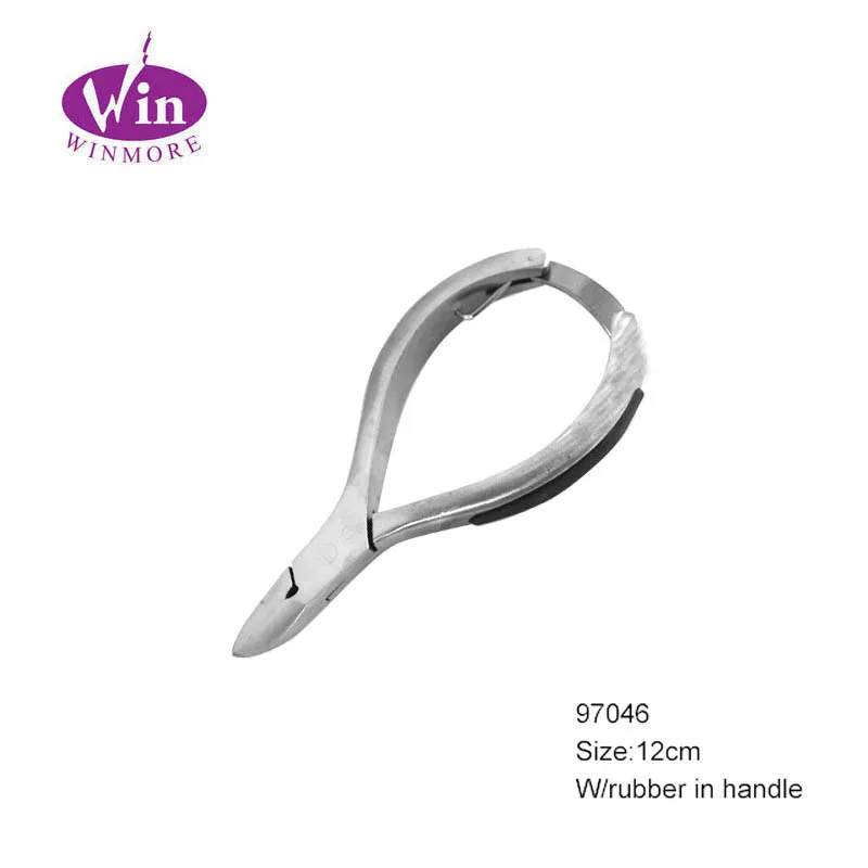 Лак для ногтей Педикюр щипцы с одной главной балкой с крючком из нержавеющей стали при помощи резинки на ручка Педикюр резак