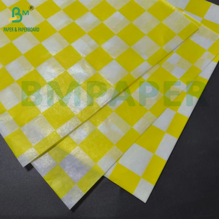 Double Side Waxed Paper White Color 40g 45g Non-sticking for Wrapping Food