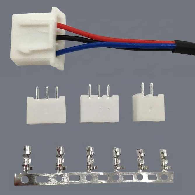  Пользовательский кабель 3 Pin 4 5Pin JST XH 2 54 мм 24AWG разъем с жгутом проводов