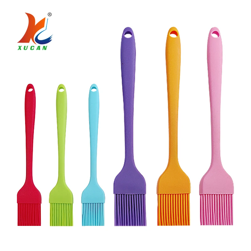 Food Grade Silicone Heat Resistant Silicone Basting Pastry Brush BBQ Silicon Pastry Oil Brush