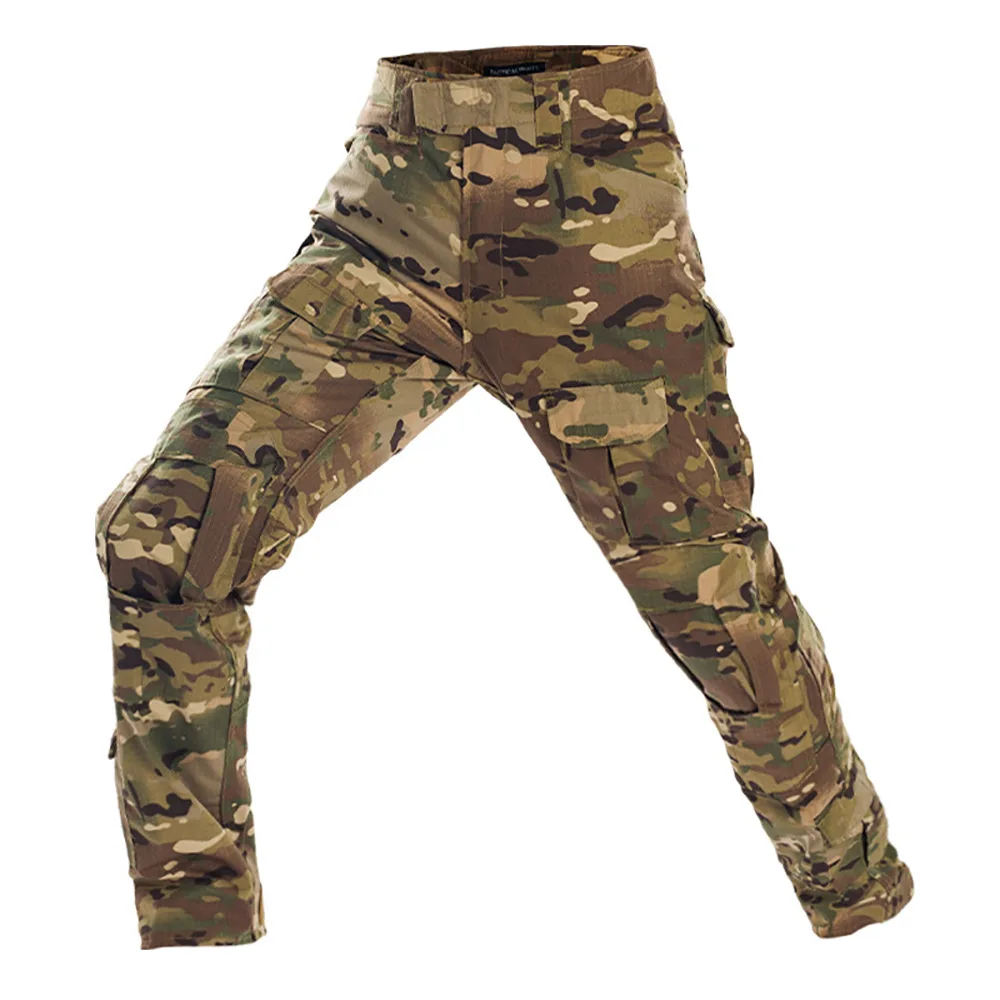 G2 Pants Tearproof Breathable Camouflage Tactical Multipocket Training Workwear Camouflage Combat Pants