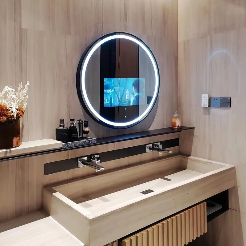Vanity Mirror Led Light Online Android Google System Waterproof No Fog Sensory Touch Screen Mirror