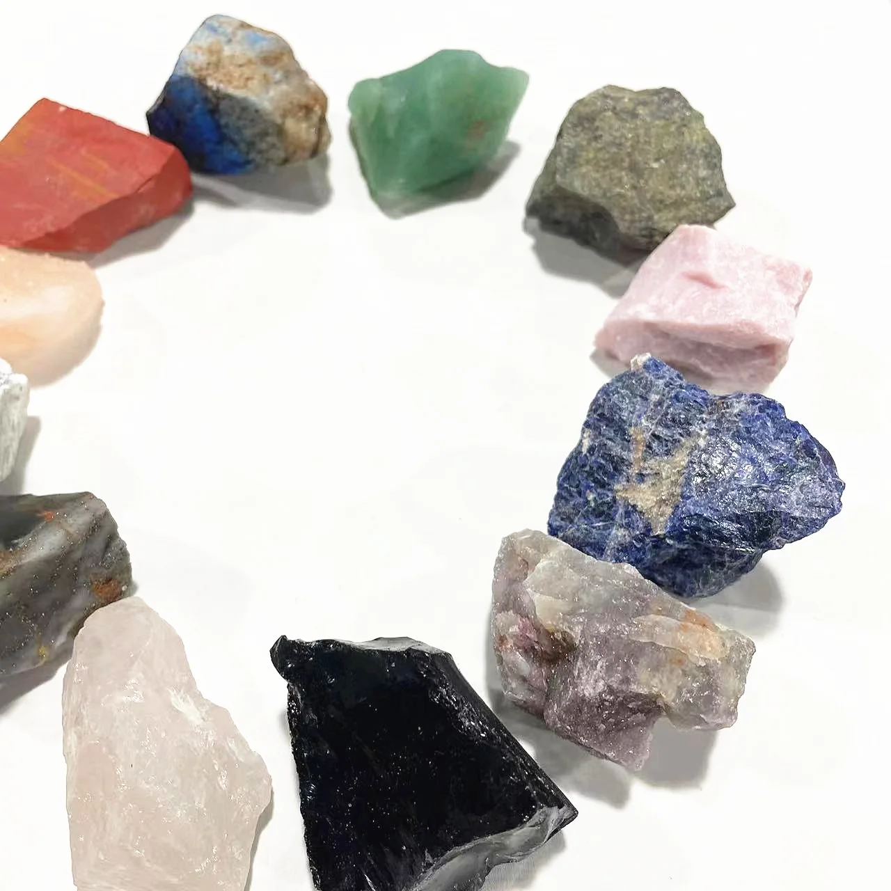 Wholesale Bulk Natural mixed material Raw Gemstones Rough crystal Stones For Jewellery