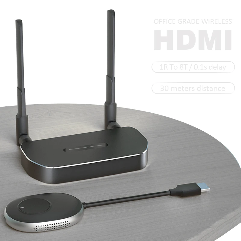 Беспроводной HDMI передатчик и приемник SIBOLAN, точка-точка, графическая передача ОЗУ, 1 Гбит/100 метра, поддержка 4K @ 30 Гц