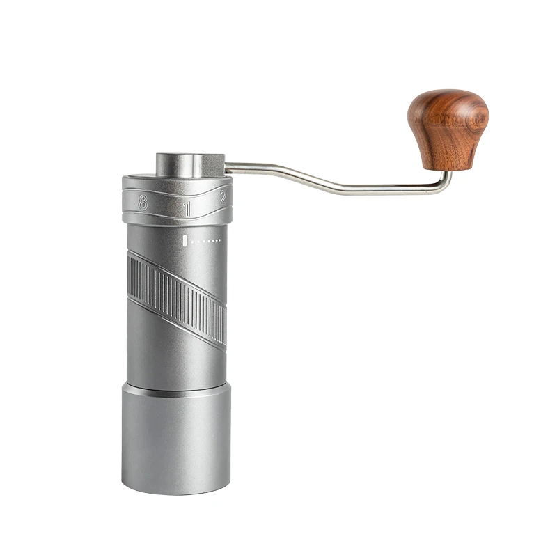 New Stainless Steel Burr with 5 Pins Manual Coffee Grinder Adjustable Grinding Degree for Home Use