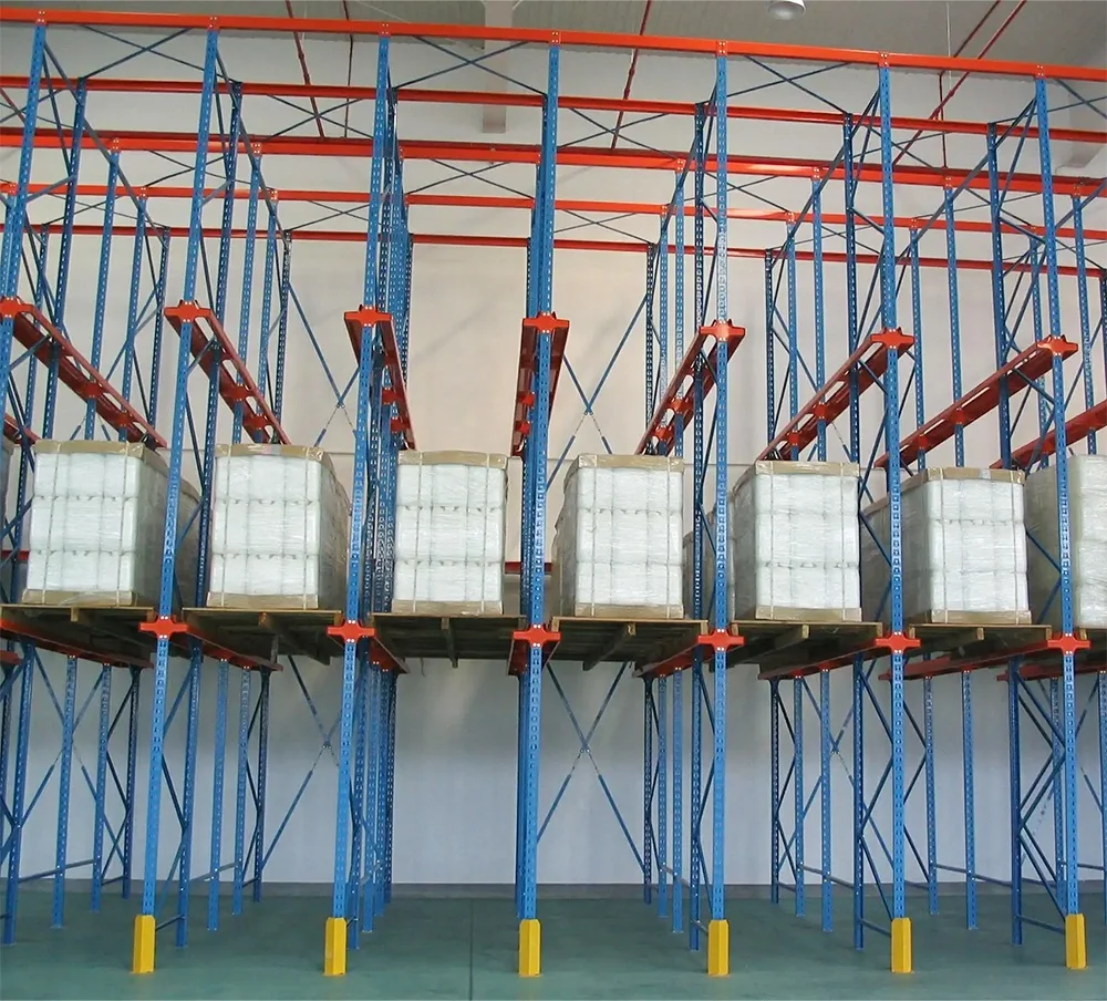 Warehouse Metal Drive In Racking Adjustable Pallet Storage Racking Systems