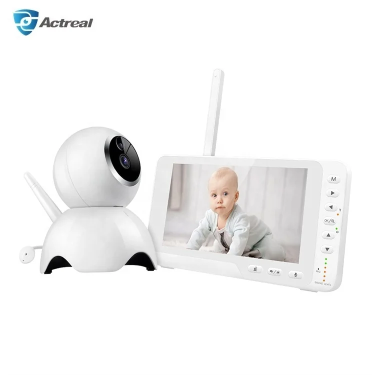 Long Range Extended Battery Life Crystal Clear Display Digital Zoom Smart Babyphone Wireless 5.5inch Video Baby Monitor Camera