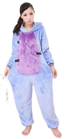 Women Cartoon Pijamas Femma Animal Kawaii Dinosaur Dot Cat Pajamas High Quality One-piece Flannel Printed Knitted Hooded Spandex