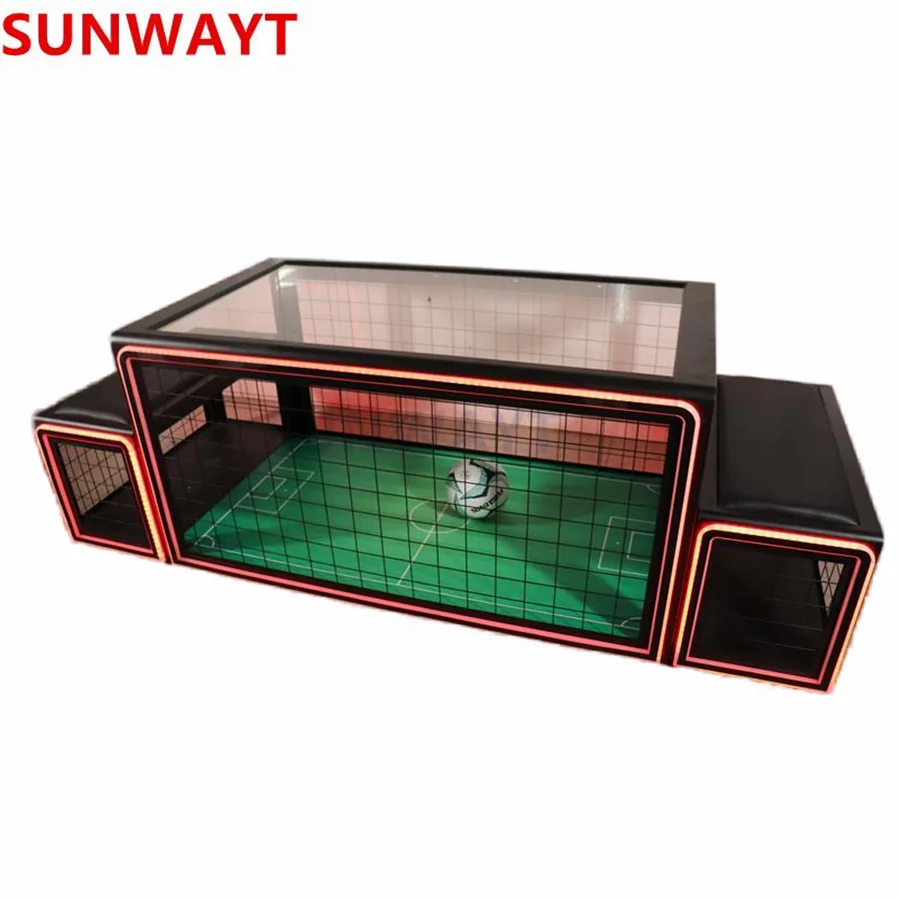 Indoor sports desktop mini 2 players speed response training arcade interactive subsoccer tabletop football table soccer game