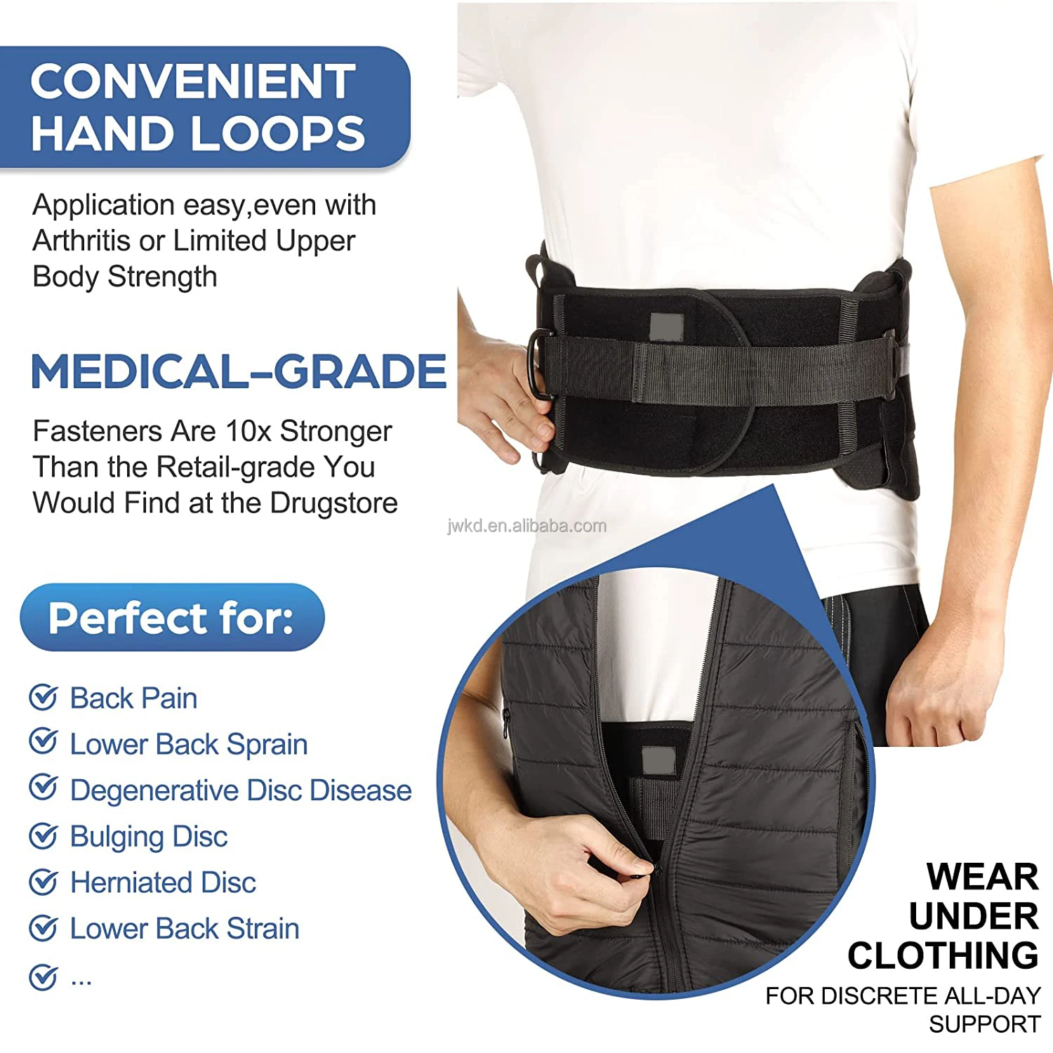 Professional Orthopedic Healthcare Device Lightweight Traction LSO Lumbar Back Support for Fracture
