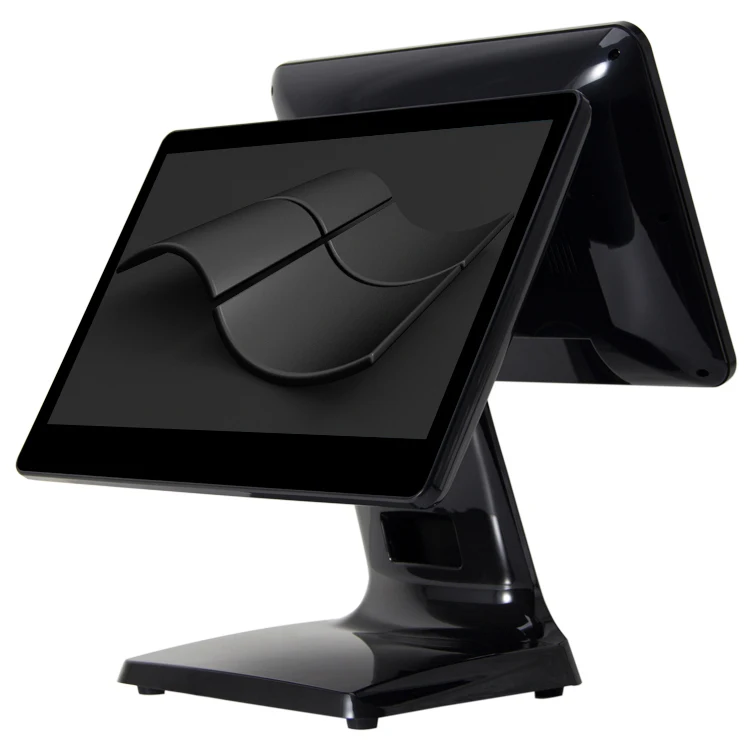 Hot Selling Dual Screen POS Capacitive Touch Screen Window POS Machine 15+14 inch All In One POS System