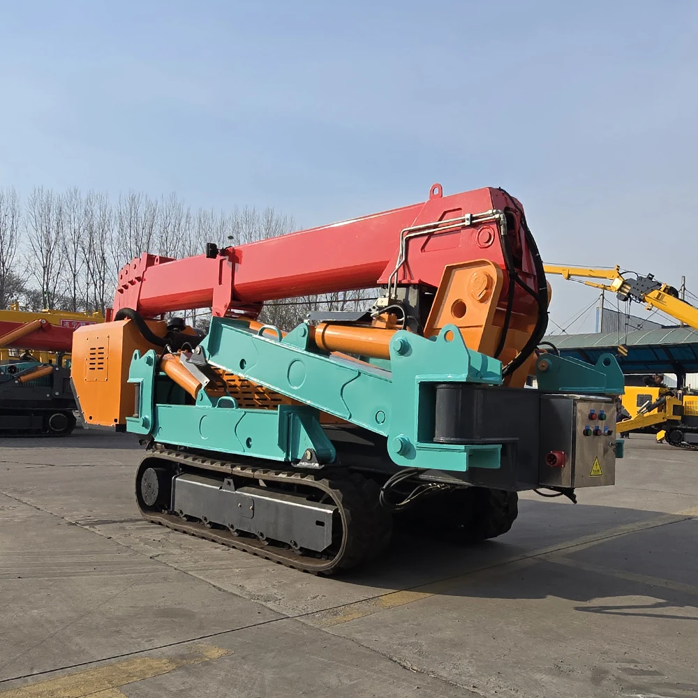 5 Ton Mini Narrow Space Lifting Crane Folding Crawler Spider Cranes Hydraulic Crane Lifting Equipment