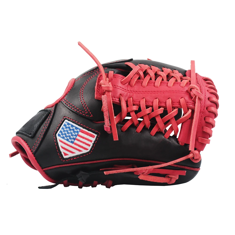 Высококачественные японские кожаные профессиональные бейсбольные перчатки-Ловец софтбола Kip