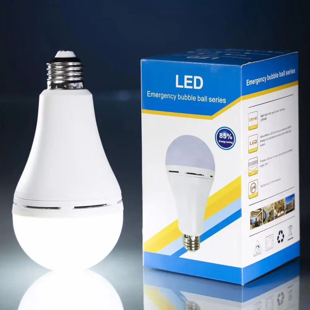 Emergency led bulb 1200mAH recgargeable battery 4hours backup 7W 9W 12W