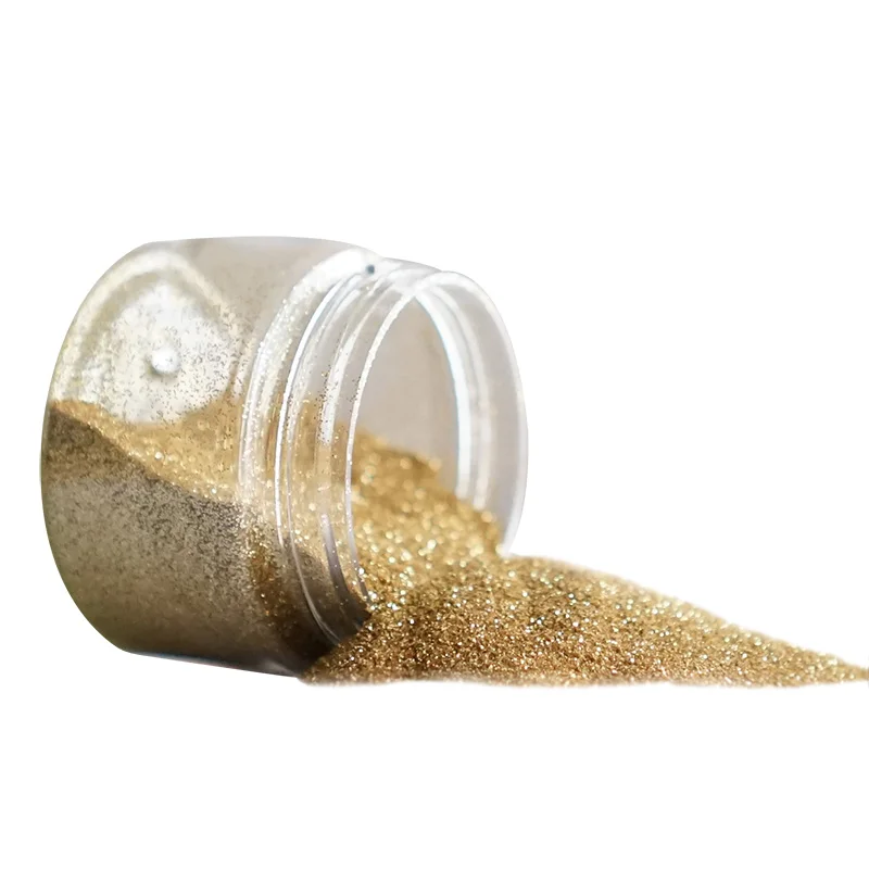 PET Flash Gold glitter powder glitter for glitter ink textile screen printing