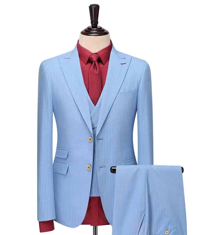 High quality royal blue coat pant photos designs wedding men suit