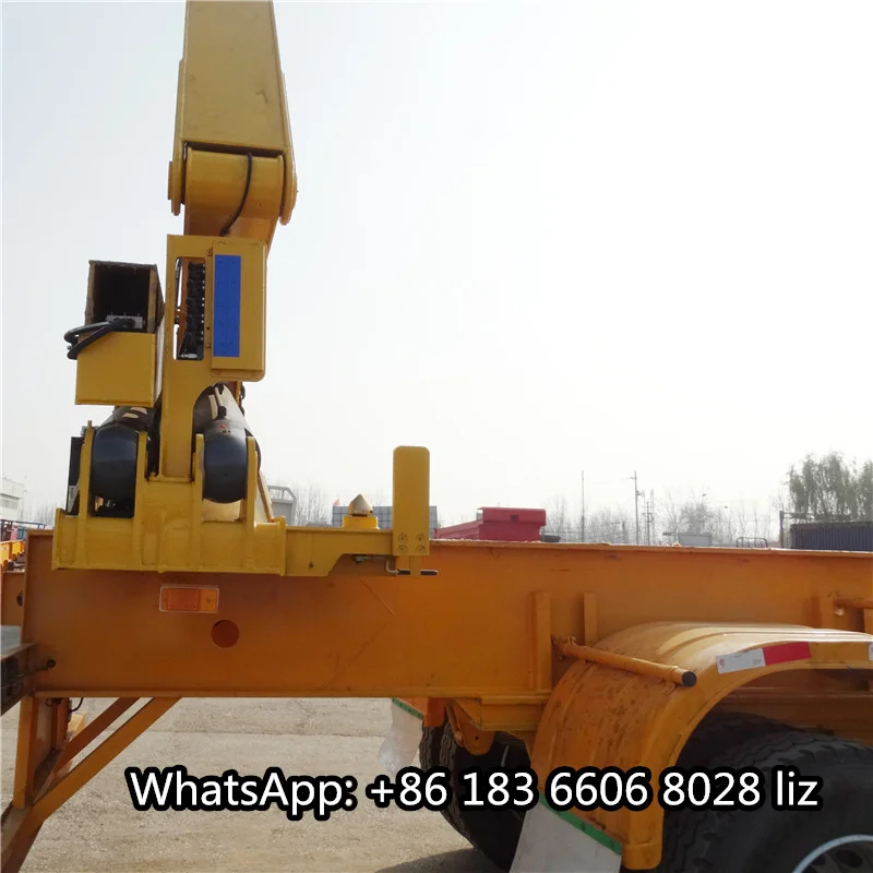 20/40 ft swinglifters steelbro side loader lifter container side loading semi trailer