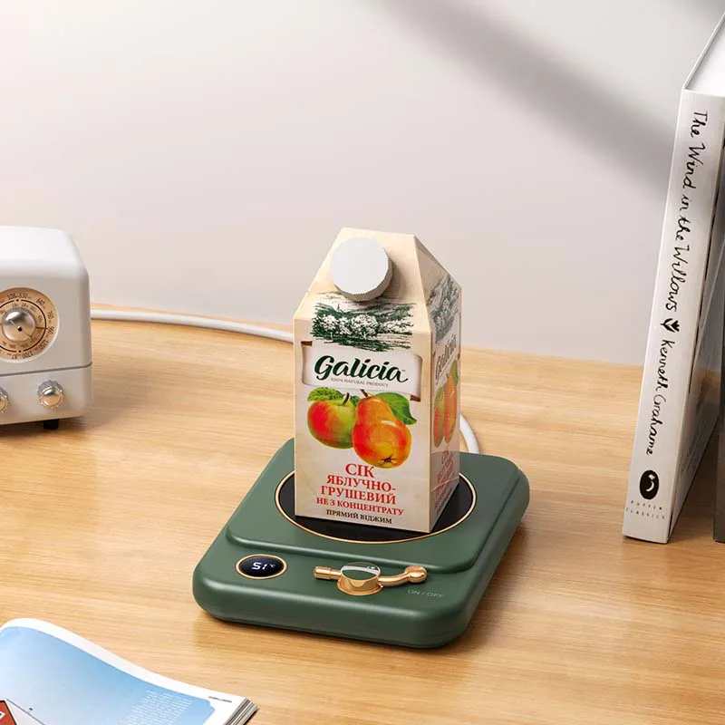 3 temperature setting  digit display Electric warming mug mat warming plate cup warmer