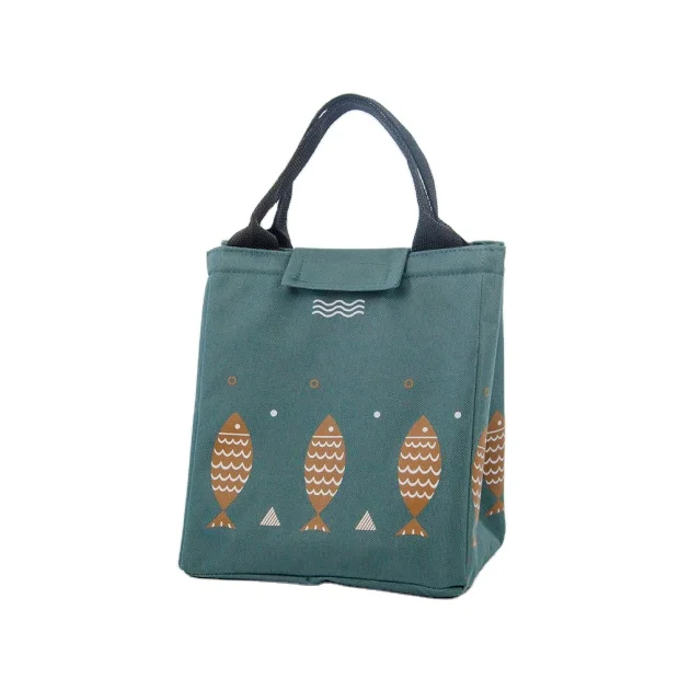 
Custom Delivery Food Handbag Light Weight cooler Bag Tyvek Paper Insulated Lunch Bag 
