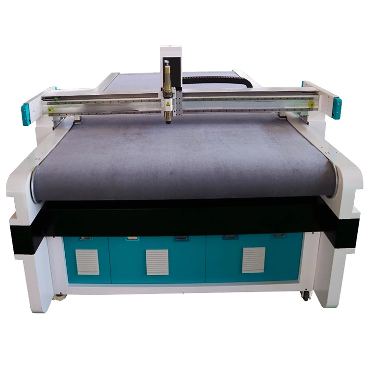 Digital vibrating knife cutter cnc floor carpet cutting machine