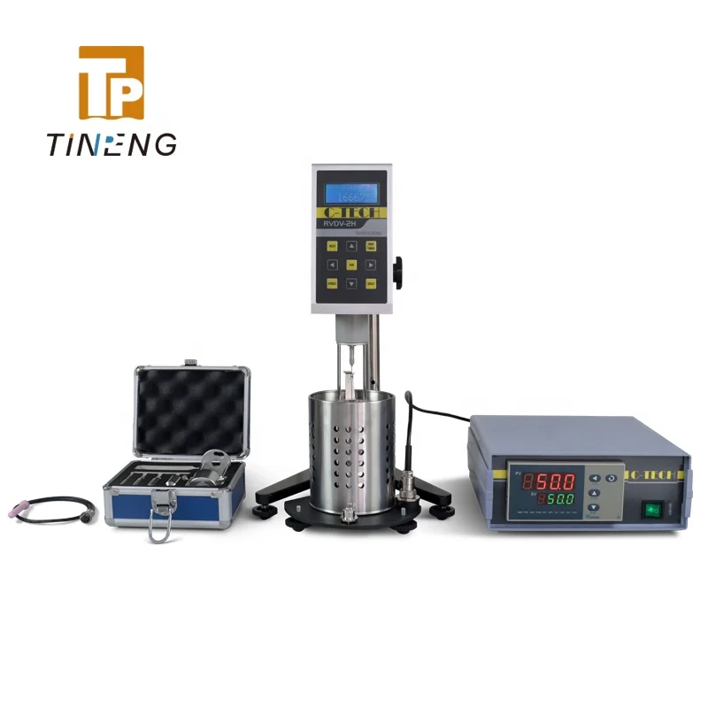 NDJ-1C Evaluating the rheological properties Asphalt Lab Research Viscometer Thermostat Rotational Viscosity Tester