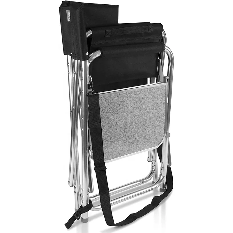 Big Lightweight Foldable Metal Director Chair With Table