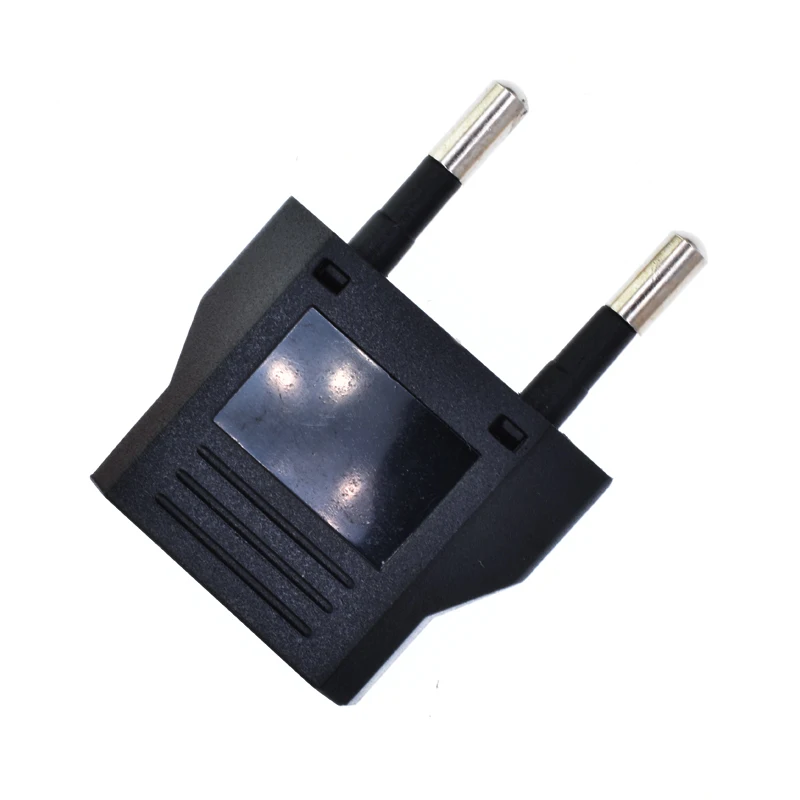 США в Европейский адаптер штекера Черный Белый для преобразования