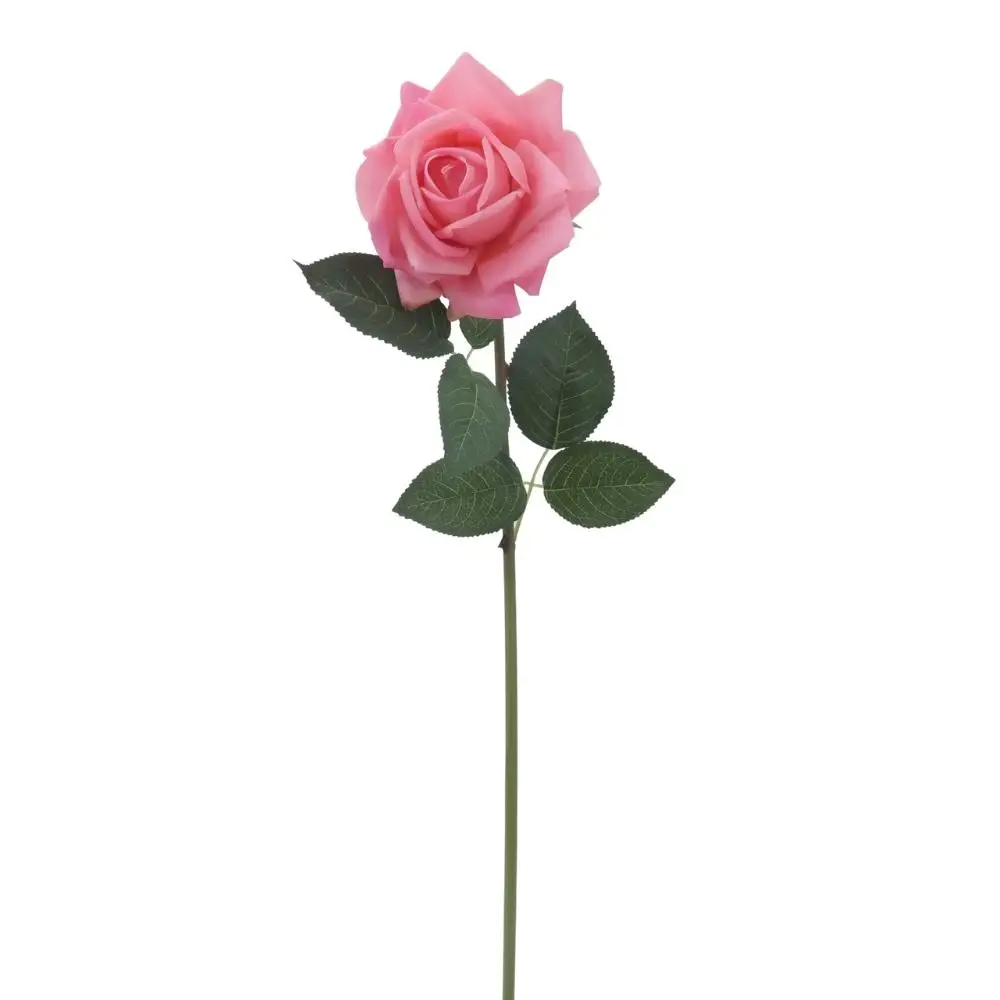 Artificial Flowers Single Stem European Moisture Latex Rose Real Touch Roses for Home Decor Wedding Photograph Bouquet