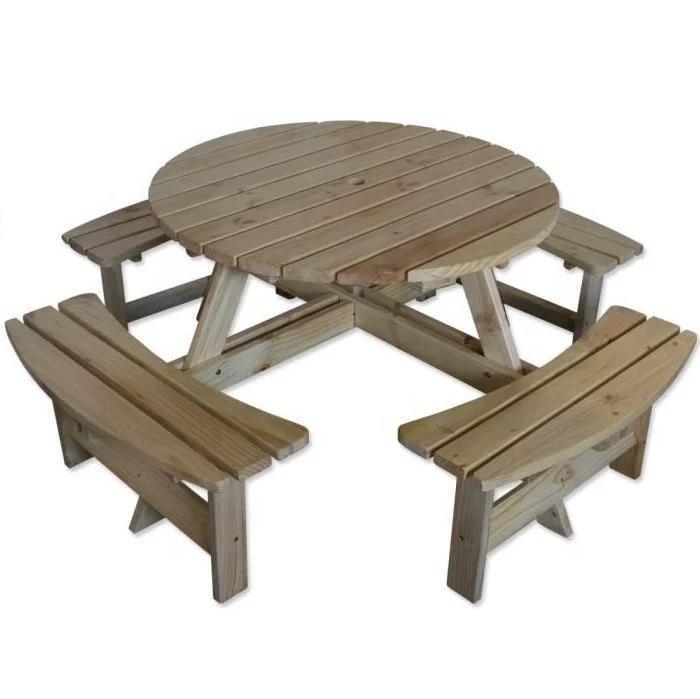 8 seat umbrella hold design perfect outdoor picnic table